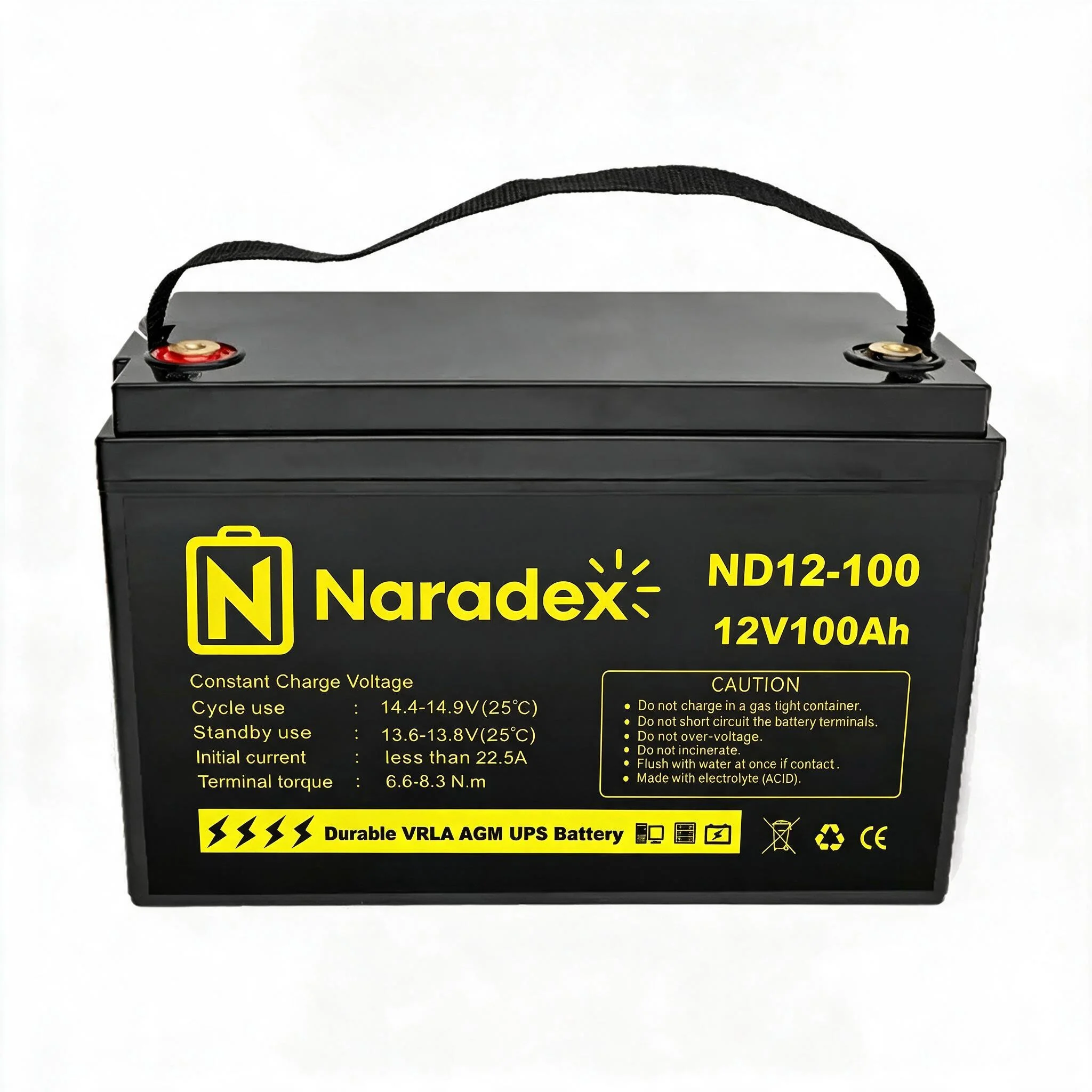 NDD12-100 | 12V 100Ah Deep Cycle AGM view 5