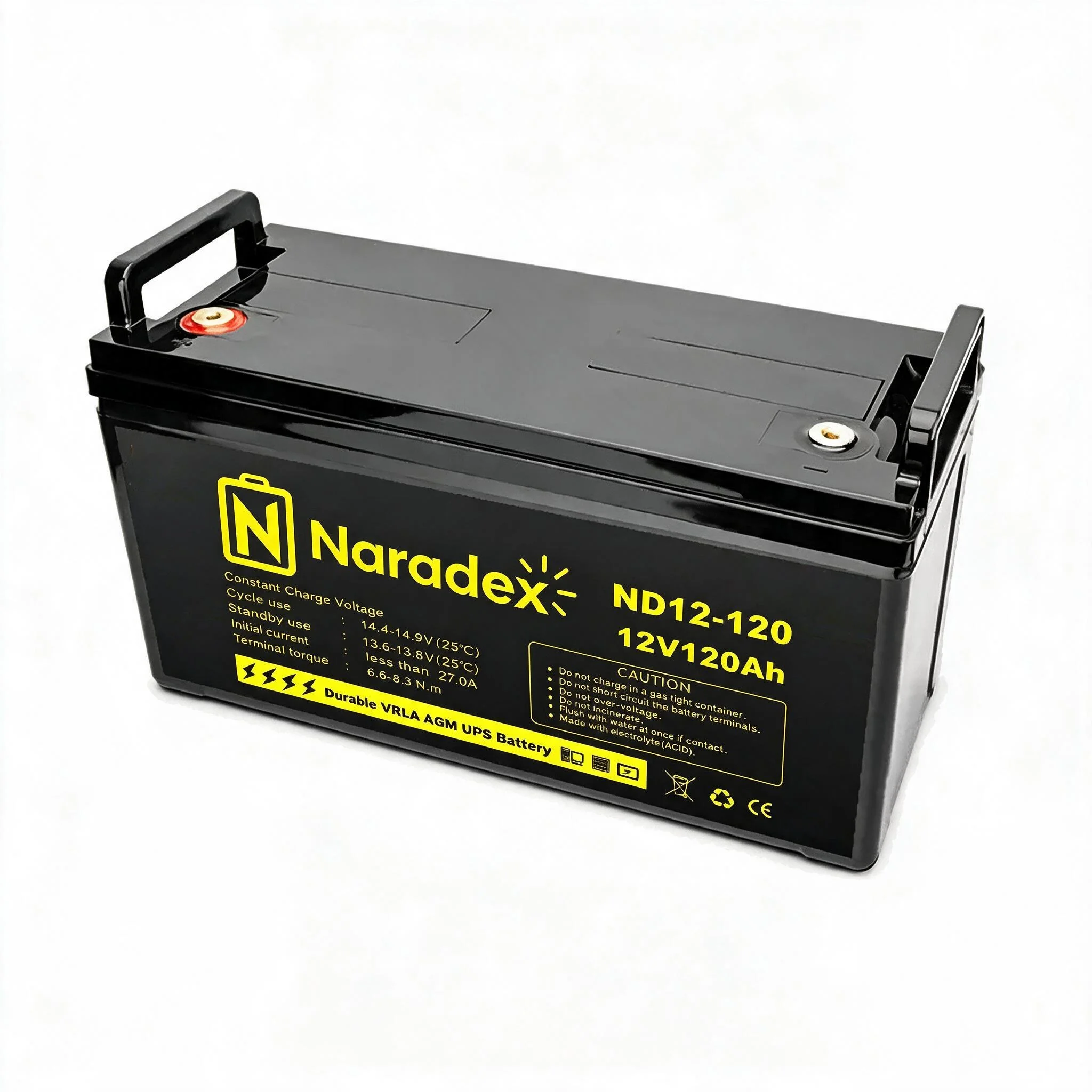 NDD12-120 | 12V 120Ah Deep Cycle AGM view 5