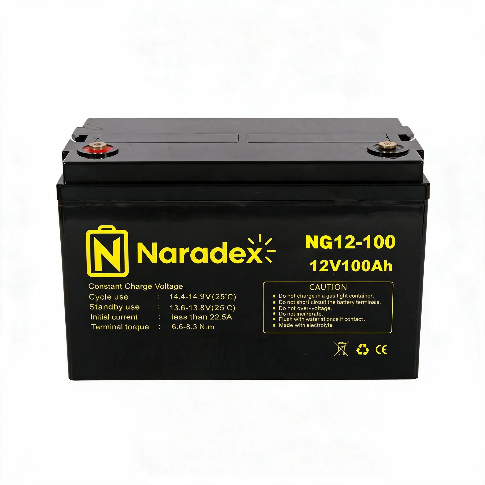 NG12-100 | 12V 100Ah Deep Cycle Gel view 2