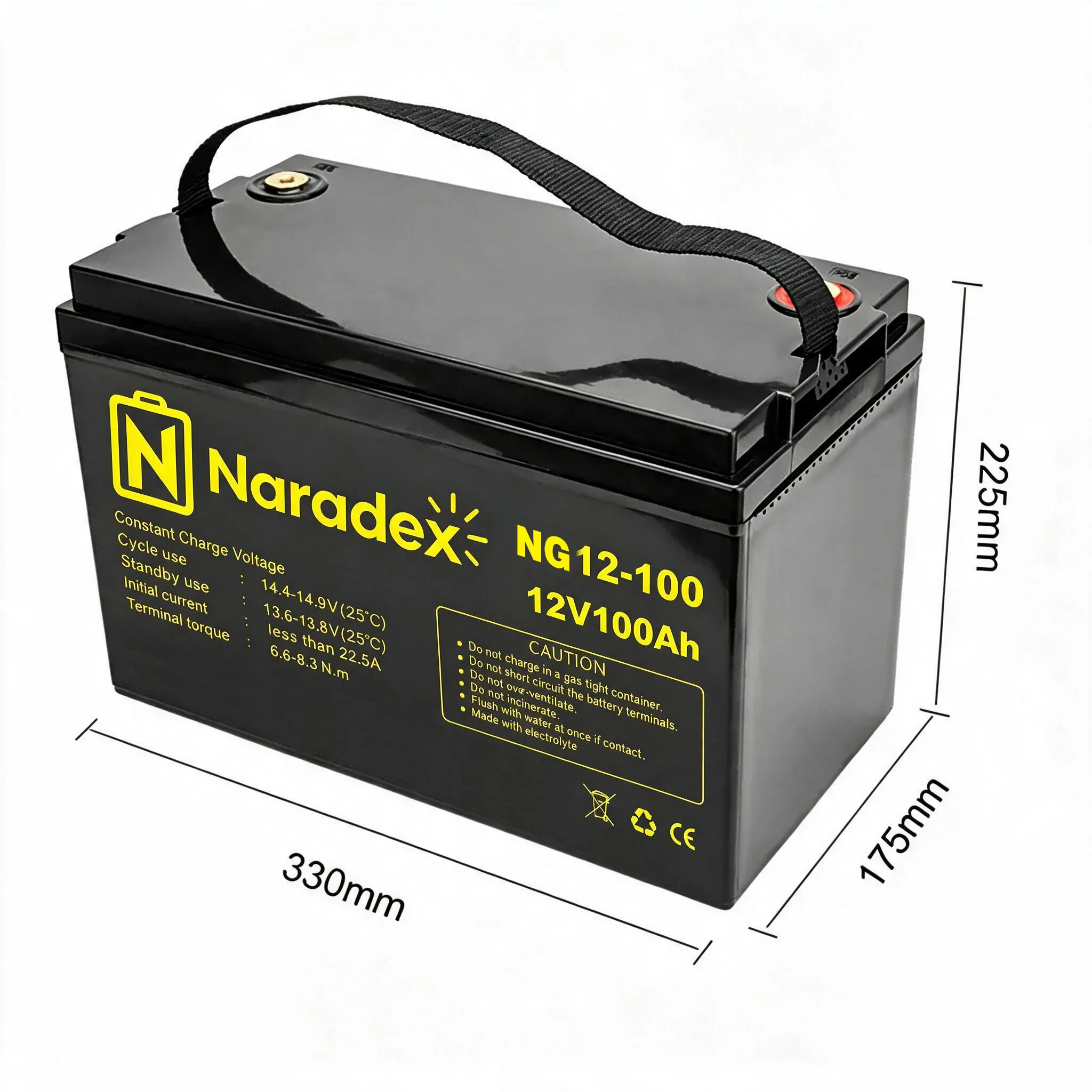 NG12-100 | 12V 100Ah Deep Cycle Gel view 4