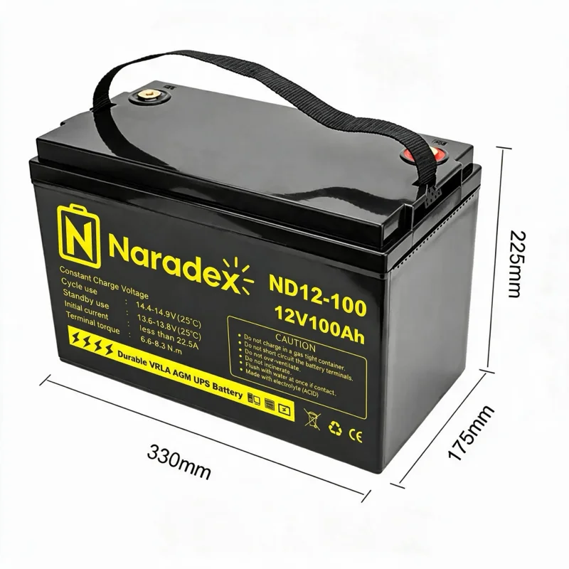 ND12-100 | 12V 100Ah AGM Battery view 4