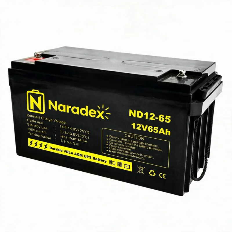 ND12-65 | 12V 65Ah AGM Battery view 2
